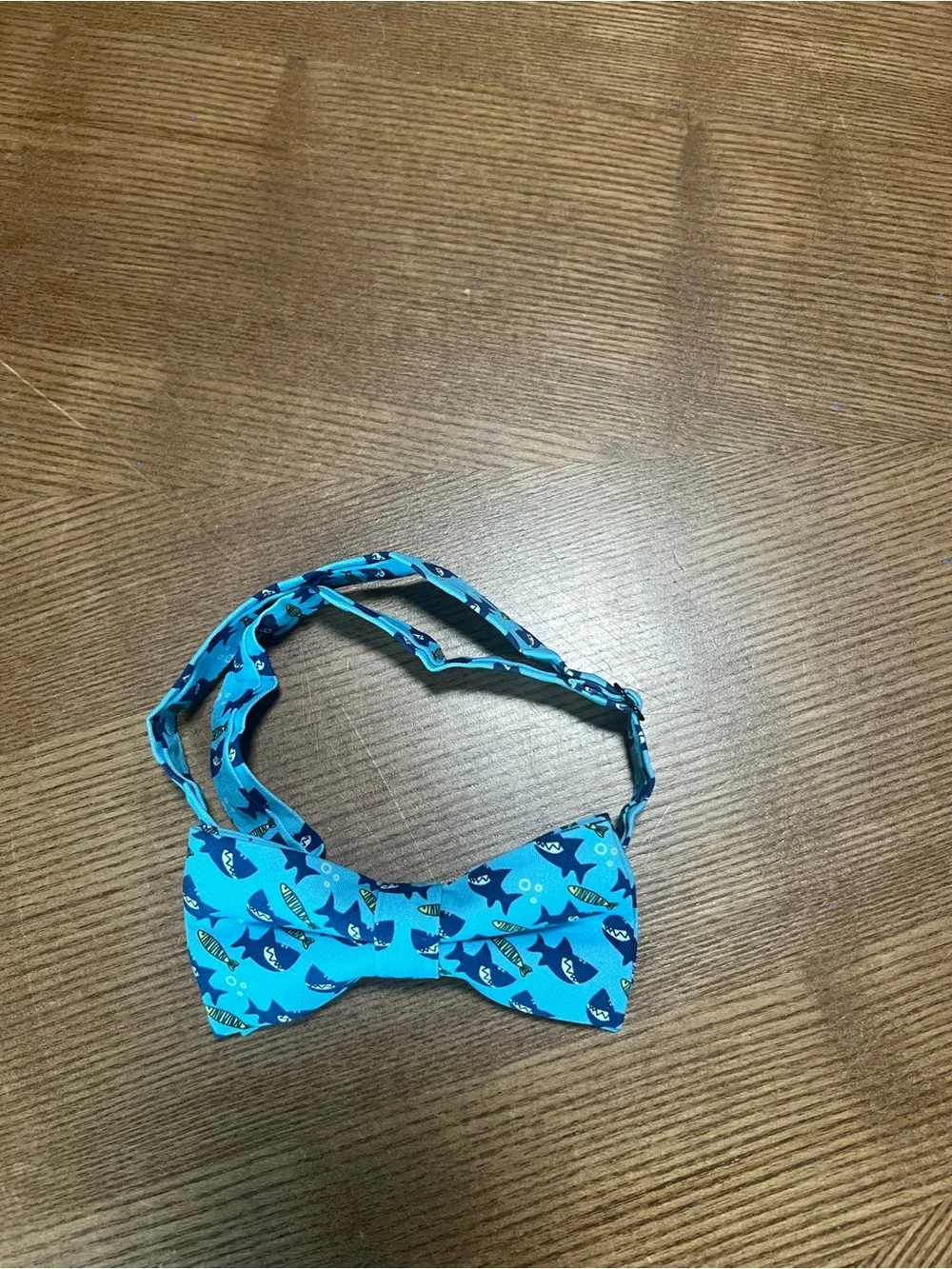 Kid’s Blue Shark Adjustable Funny Silly Bow Tie